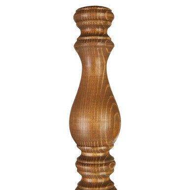 Orsina Emely Candle Table Lamp – Modern Wooden Square Base Light
