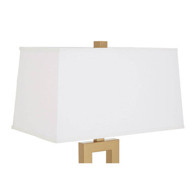 Orsina Leora Floor Lamp – Modern Gold and White Standing Light
