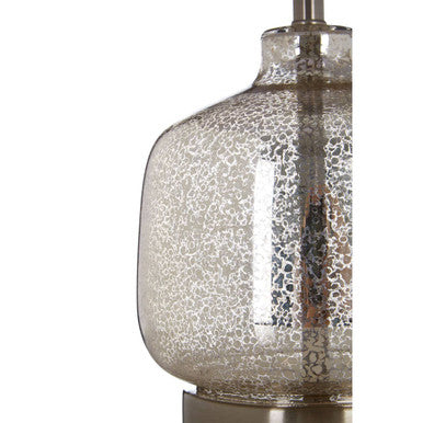 Orsina Lucia Grey Table Lamp – Modern Minimalist Bedside Lighting