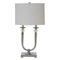 Orsina Lene Chrome Table Lamp – Modern Bedside Lighting for Living Rooms