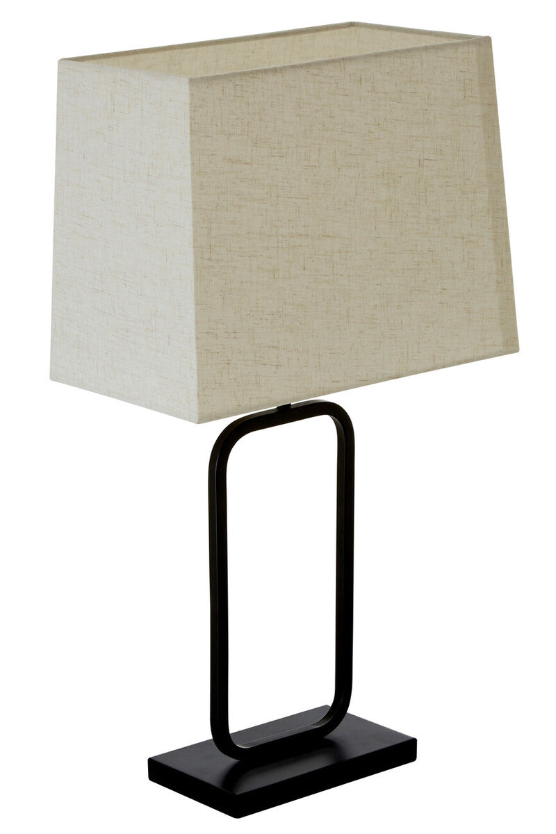 Orsina Lucas Table Lamp – Natural and Black Modern Bedside Lighting
