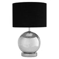 Orsina Naomi Black Fabric Shade Table Lamp – Modern Bedside Lighting