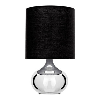 Orsina Niko Black Fabric Shade Table Lamp | Modern Bedside Lighting