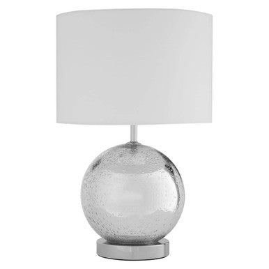 Orsina Naomi White Fabric Shade Table Lamp – Modern Bedside Lighting