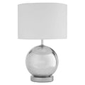 Orsina Naomi White Fabric Shade Table Lamp – Modern Bedside Lighting