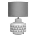 Orsina Wylie White Ceramic Table Lamp – Modern Bedside & Living Room Light