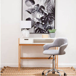 Orsina Whitley Modern White Table Lamp – Minimalist Bedside Lighting