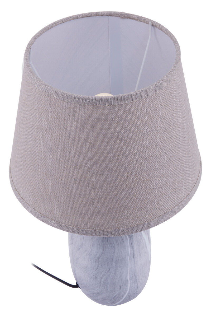 Orsina Welma Beige Ceramic Table Lamp – Modern Bedside & Living Room Light