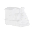 Orsina Ola Kids Train Ceramic Night Light – White Nursery Lamp