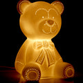 Orsina Ola Kids Bear Ceramic Night Light – Soothing Nursery Bedtime Lamp