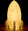 Orsina Ola Kids Rocket Ceramic Night Light | White Space Nursery Lamp