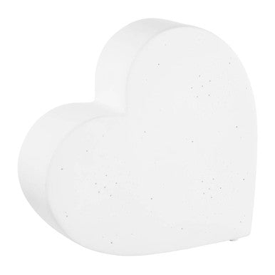 Orsina Ola Kids Heart Ceramic Night Light – Soothing Nursery Lamp