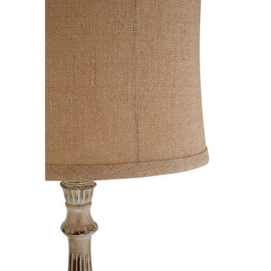 Orsina Petra Table Lamp – Sculptural Polyresin Base with Oval Shade