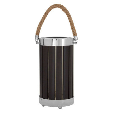 Orsina Brooke Black Wood and Metal Table Lamp – Modern Accent Light