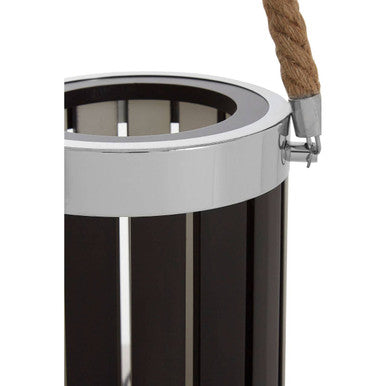 Orsina Brooke Black Wood and Metal Table Lamp – Modern Accent Light