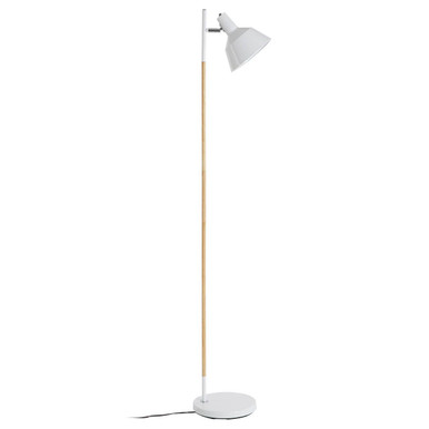 Orsina Bryant White Metal Floor Lamp – Modern Adjustable Task Lighting