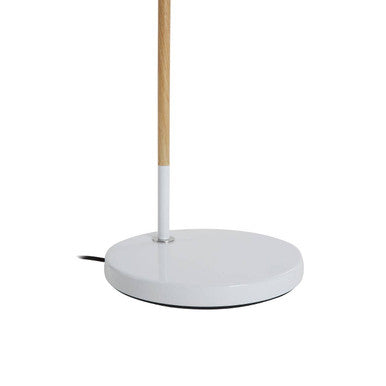 Orsina Bryant White Metal Floor Lamp – Modern Adjustable Task Lighting