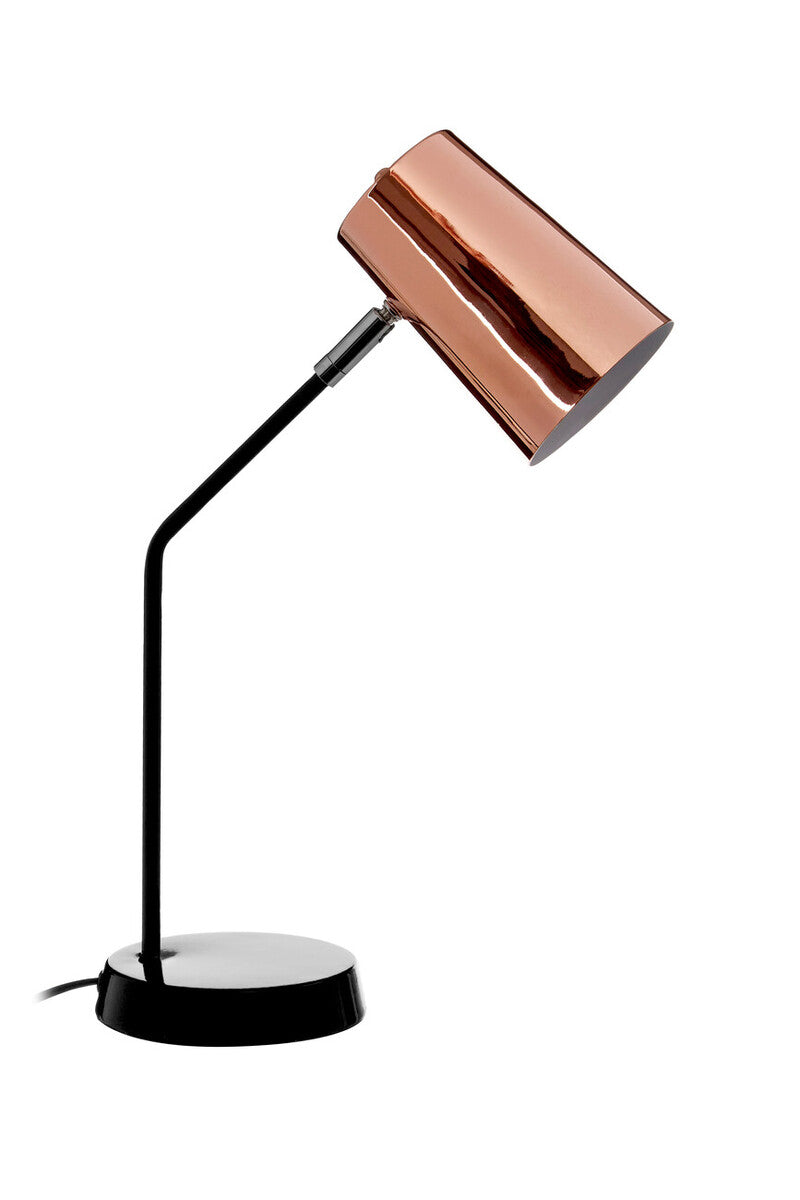 Orsina Bart Copper Desk Lamp – Adjustable Metal Task Light for Office