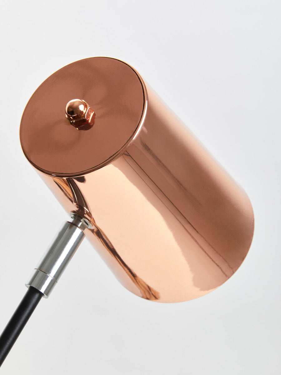Orsina Bart Copper Desk Lamp – Adjustable Metal Task Light for Office