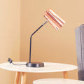 Orsina Bart Copper Desk Lamp – Adjustable Metal Task Light for Office