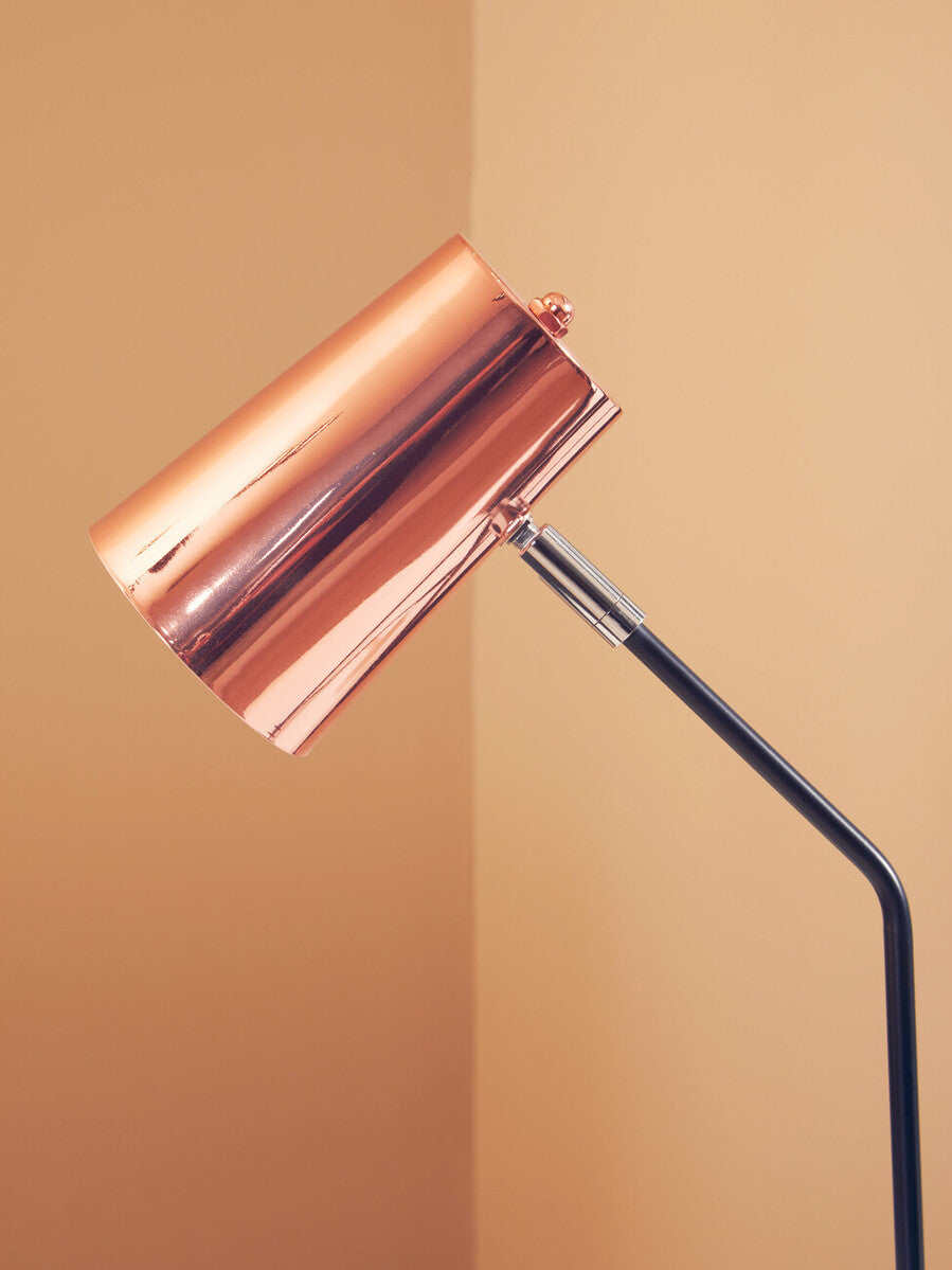 Orsina Bart Copper Desk Lamp – Adjustable Metal Task Light for Office