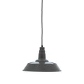 Orsina Brant Grey Metal Pendant Light – Modern Bowl Kitchen Lighting