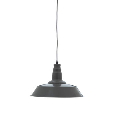 Orsina Brant Grey Metal Pendant Light – Modern Bowl Kitchen Lighting