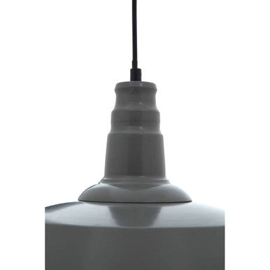 Orsina Brant Grey Metal Pendant Light – Modern Bowl Kitchen Lighting