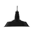 Orsina Brant Black Pendant Light – Modern Metal Bowl Kitchen Lighting