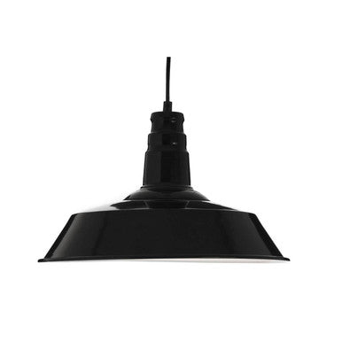 Orsina Brant Black Pendant Light – Modern Metal Bowl Kitchen Lighting