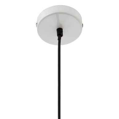 Orsina Brook White Metal Pendant Light – Vintage Modern Kitchen Lamp