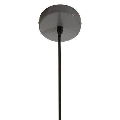 Orsina Brook Grey Metal Pendant Light – Industrial Bowl Ceiling Lamp