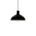 Orsina Brook Black Metal Pendant Light – Retro Bowl Industrial Lighting