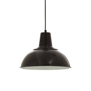 Orsina Bryen Black Metal Pendant Light – Modern Matte Conical Shade