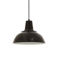 Orsina Bryen Black Metal Pendant Light – Modern Matte Conical Shade