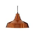 Orsina Brinn Copper Finish Pendant Light – Modern Metal Dome Lighting
