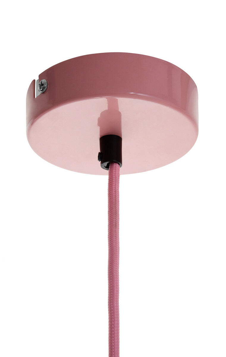 Orsina Beli Pink Metal Wire Pendant Light – Modern Geometric Lighting