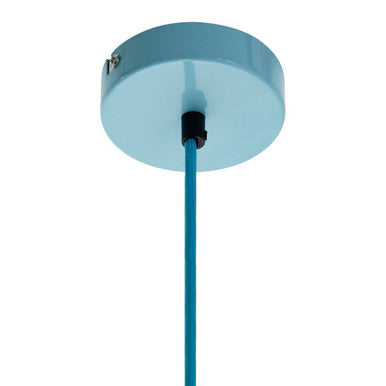 Orsina Beli Blue Metal Wire Pendant Light – Modern Geometric Lighting