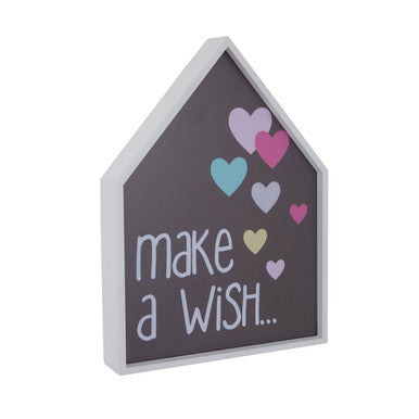 Orsina Make A Wish LED Light Box – House-Shaped Kids Night Light