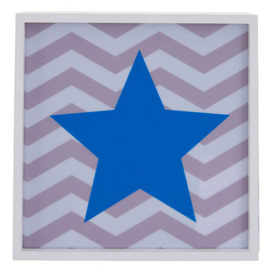 Orsina Blue Star LED Light Box – Ambient Nursery & Bedroom Night Light