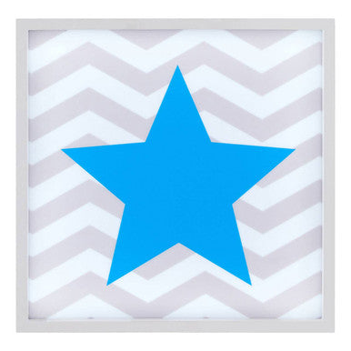 Orsina Blue Star LED Light Box – Ambient Nursery & Bedroom Night Light