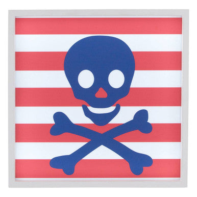 Pirate LED Light Box | Orsina Nautical Skull & Crossbones Nightlight