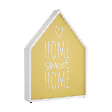 Orsina Home Sweet Home LED Light Box – Yellow Ambient Wall Decor