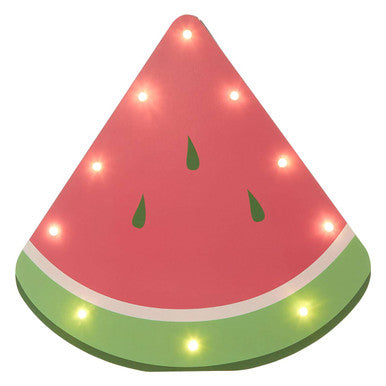 Orsina Watermelon LED Light Box – Pink Fruit Nursery Decor Lamp