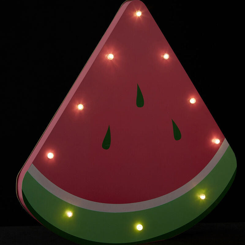 Orsina Watermelon LED Light Box – Pink Fruit Nursery Decor Lamp