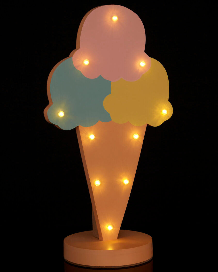 Orsina Ice Cream LED Light Box – Pastel Kids Nursery Nightlight