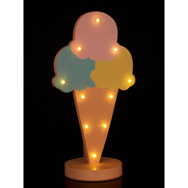 Orsina Ice Cream LED Light Box – Pastel Kids Nursery Nightlight