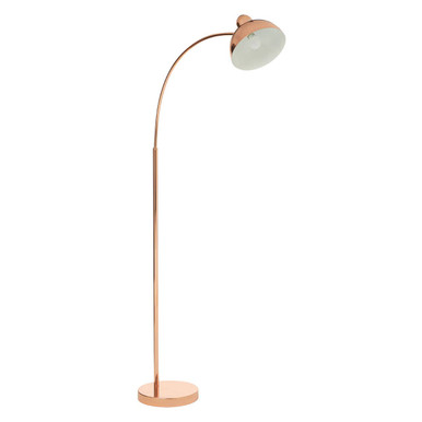 Orsina Calle Copper Floor Lamp – Modern Arc Task Lighting for Reading