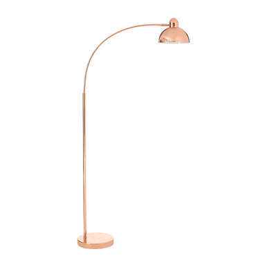 Orsina Calle Copper Floor Lamp – Modern Arc Task Lighting for Reading