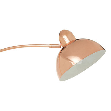 Orsina Calle Copper Floor Lamp – Modern Arc Task Lighting for Reading